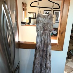 Express Snakeprint Maxi Dress